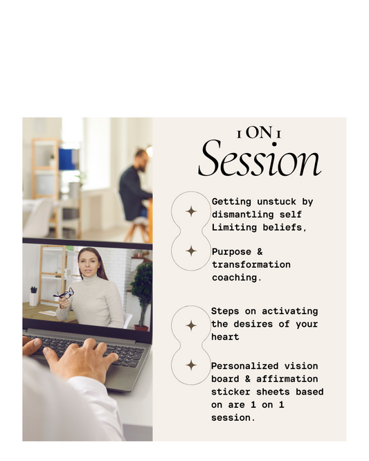 1-on-1 Mentoring Sessions (Free workbook included)